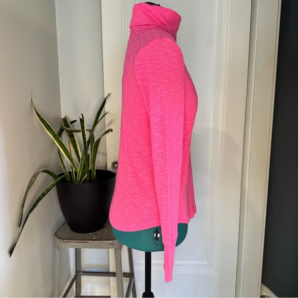 NWT GAP Essential Rib Turtleneck T-Shirt fuchsia SMALL - Picture 5 of 12